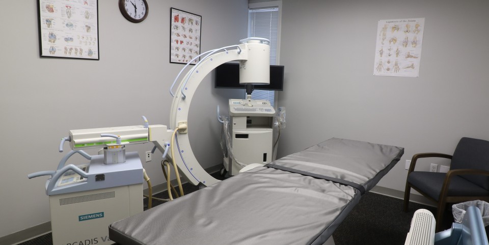 Treatment area at the Quincy clinic